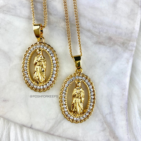 18K GOLD ICE JESUS PIECE