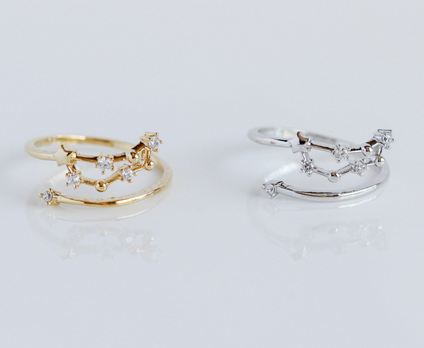 CONSTELLATION ZODIAC RING