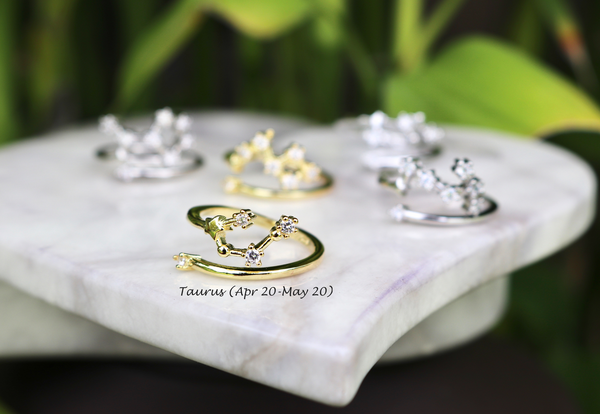 CONSTELLATION ZODIAC RING