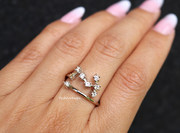 CONSTELLATION ZODIAC RING
