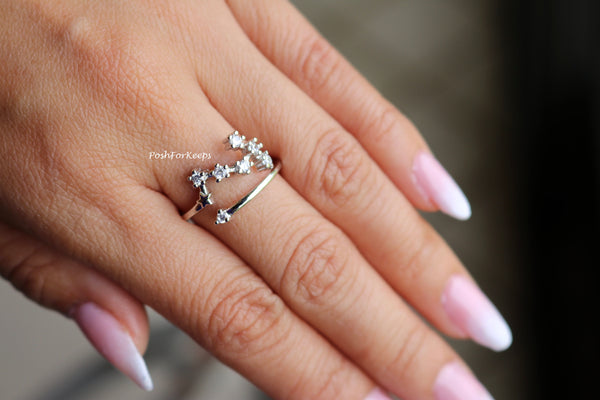 CONSTELLATION ZODIAC RING