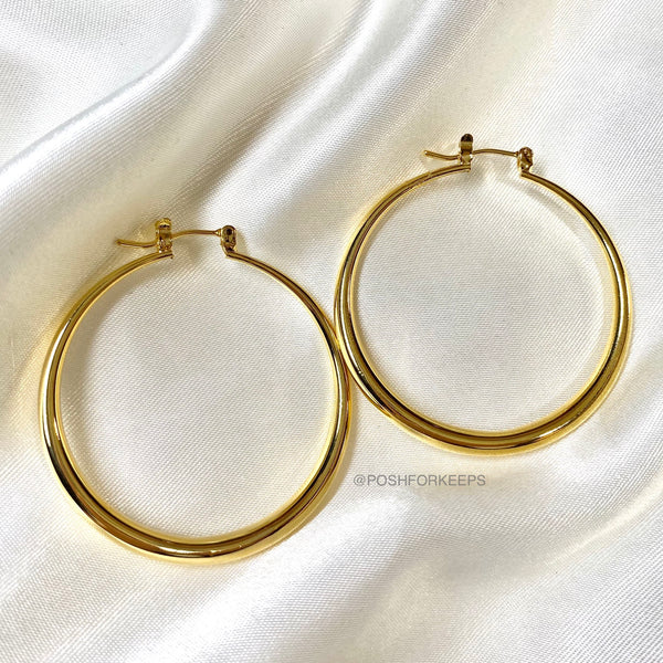 18K GOLD ESSENTIAL HOOPS