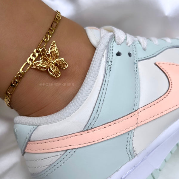 18K GOLD BUTTERFLY WISH ANKLET