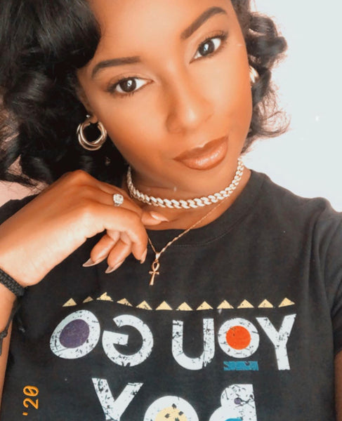 18K GOLD ANKH NECKLACE