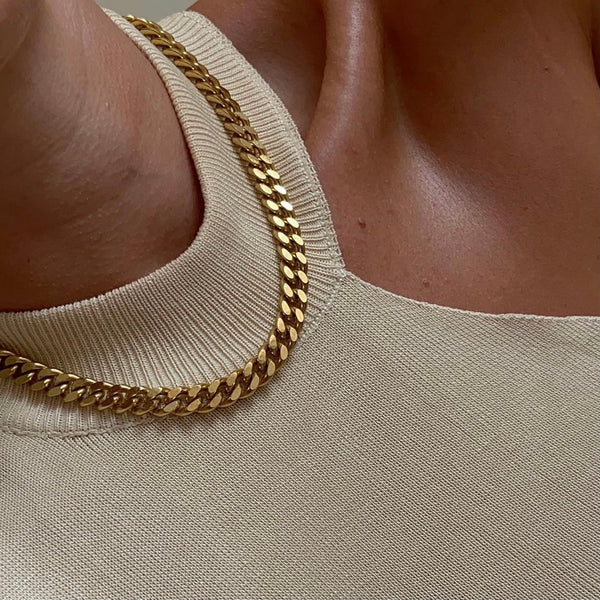 18K GOLD CUBAN CHAIN