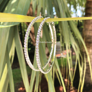ICY HOOP EARRINGS