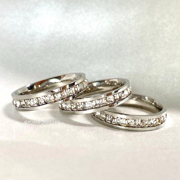 ICED ETERNITY RING